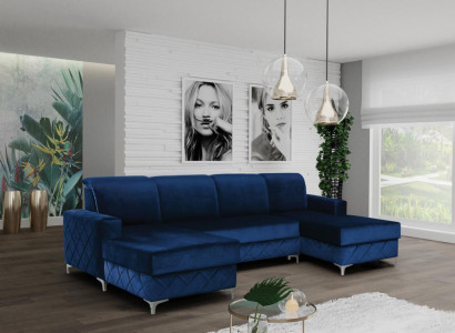 Modern Relax Seat Furniture Living landscape Furniture Corner sofa U-shape Luxury Textile Upholstery
